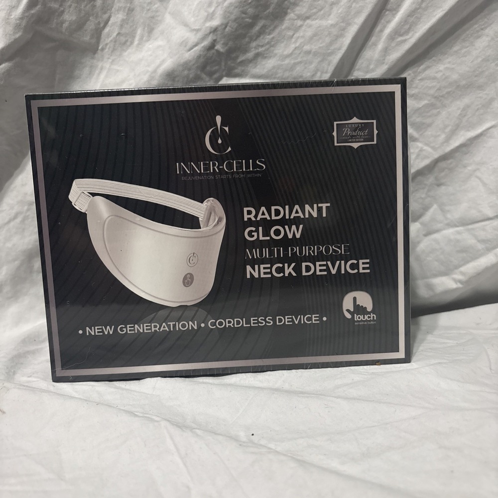 Inner-Cells Radiant Glow Multi Purpose Neck‎ Device Cordless Touch White Neck